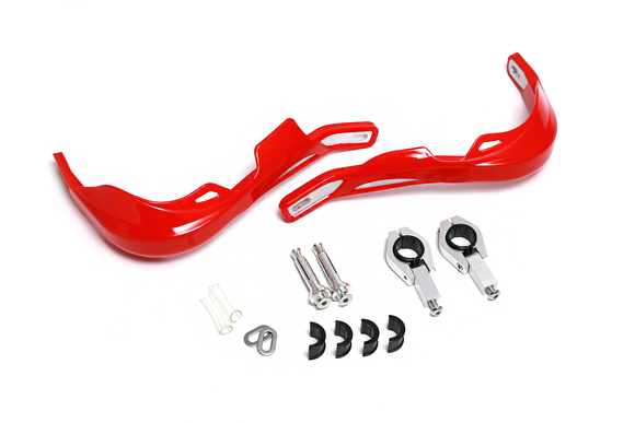 Защита рук для питбайка и эндуро (пара) 22-28мм HP03 армированные красные pitbikemarket.ru