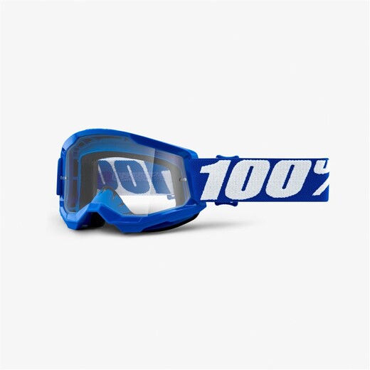 Очки подростковые 100% Strata 2 Youth Goggle Blue / Clear Lens (50521-101-02) pitbikemarket.ru