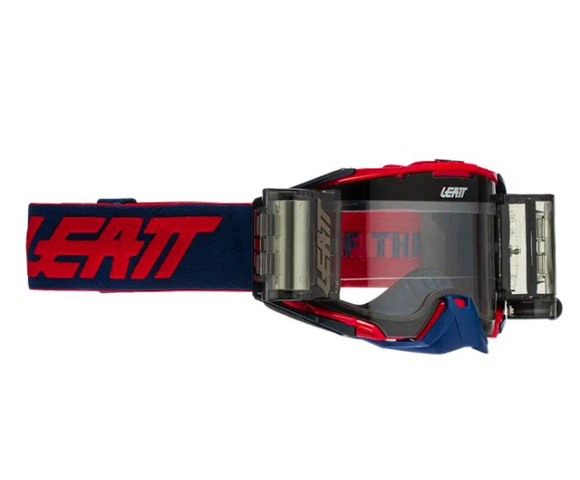 Очки Leatt Velocity 6.5 Roll-Off Red/Blue Clear 83% (8021700460) pitbikemarket.ru
