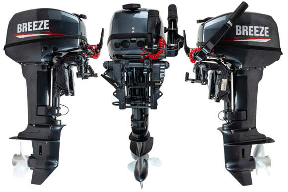 Лодочный мотор BREEZE T9.9S (15л.с.) (2х тактный) pitbikemarket.ru