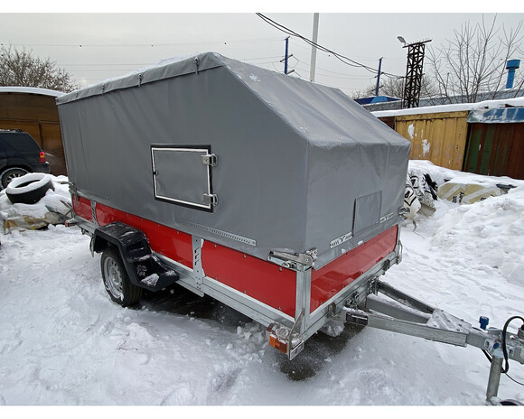 Прицеп VOYAGE Classic 3,6 Бортовой, с высоким жестким верхом, окном, боковой и задней дверью, высота внутри 1 550 (ш. 1,5; д. 3.6) pitbikemarket.ru
