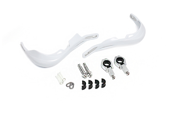 Защита рук (пара) 22-28мм HP03 армированные белые pitbikemarket.ru