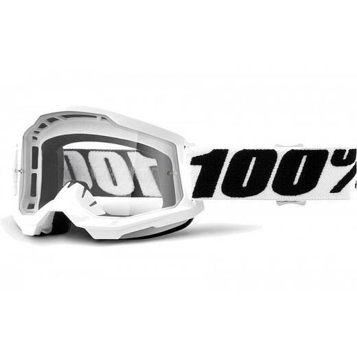 Очки 100% Strata 2 Goggle Everest / Clear Lens (50421-101-12) pitbikemarket.ru